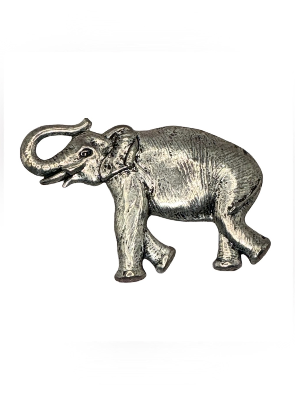 Vintage Silver Elephant Brooch